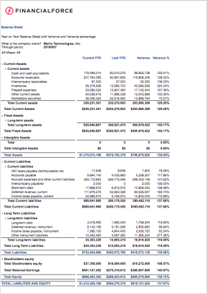 S2S Trial Balance Report